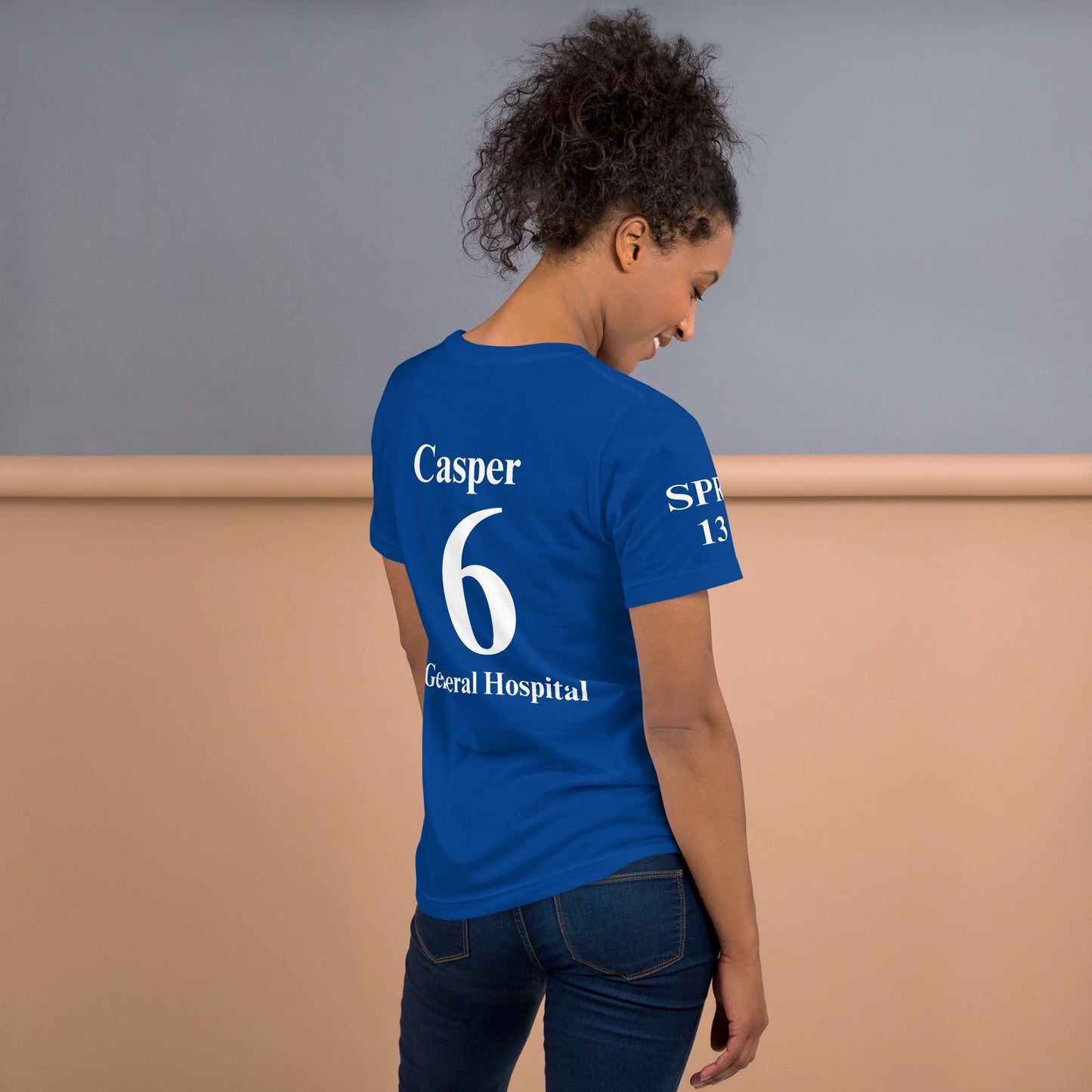 Royal Blue Pershing Angels Line Shirt