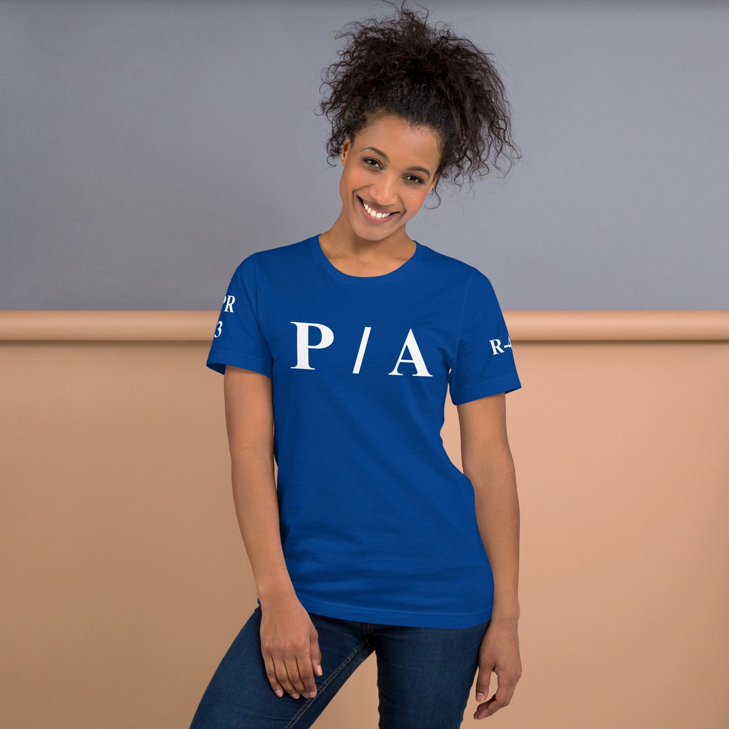 Royal Blue Pershing Angels Line Shirt
