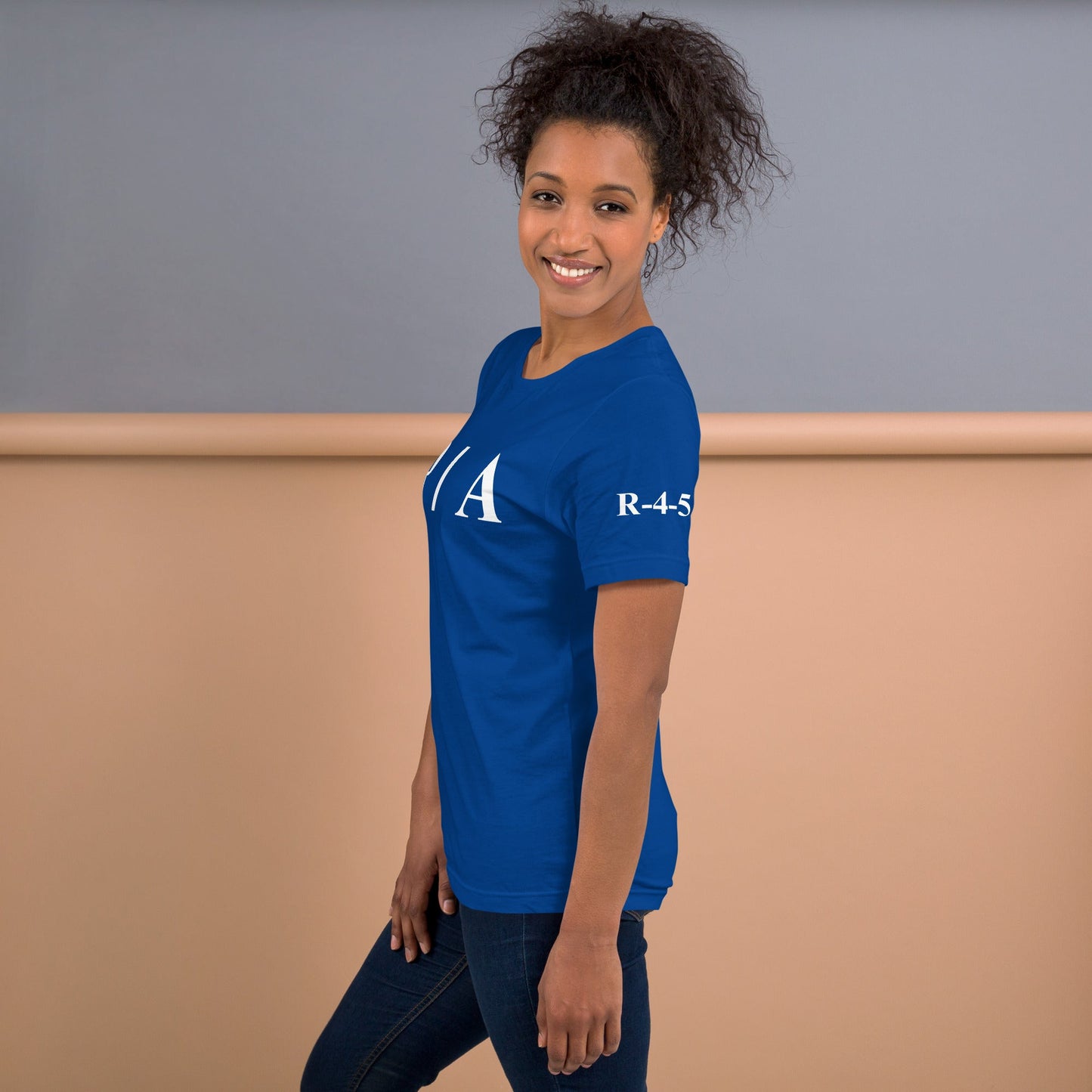 Royal Blue Pershing Angels Line Shirt