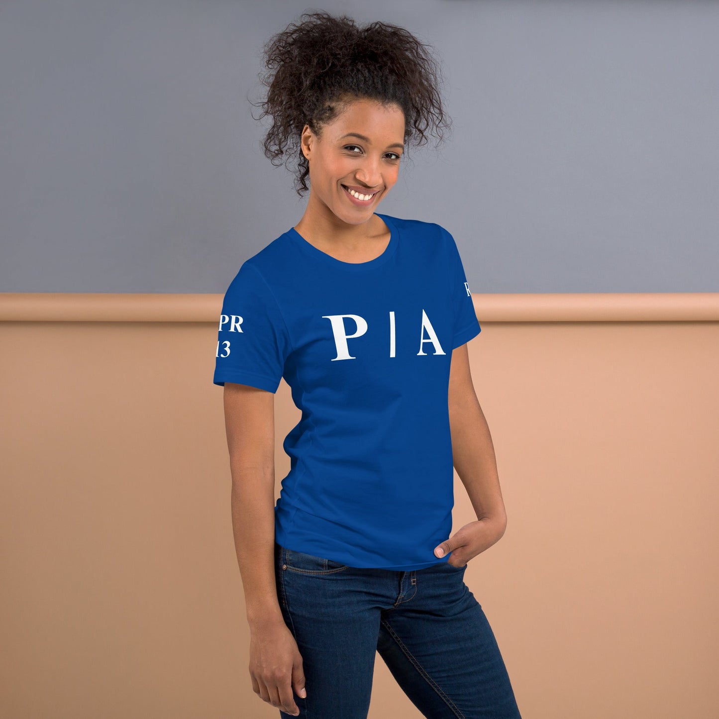Royal Blue Pershing Angels Line Shirt